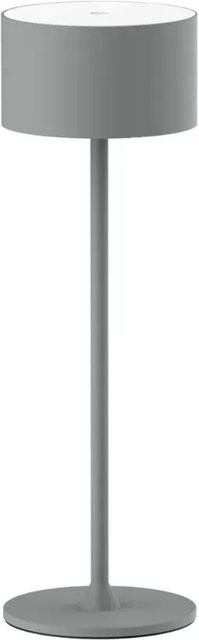 ENOVALITE Akkutischleuchte LED dimmbar CCT einstellbar Grau Metall IP44 kabellos - Bild 1