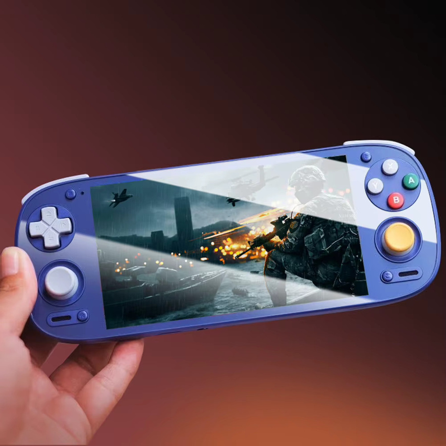 APWIKOGER Displayschutzfolie aus gehärtetem Glas und Aufbewahrungstasche für die Retroid Pocket 5 Spielekonsole, transparent - Bild 4