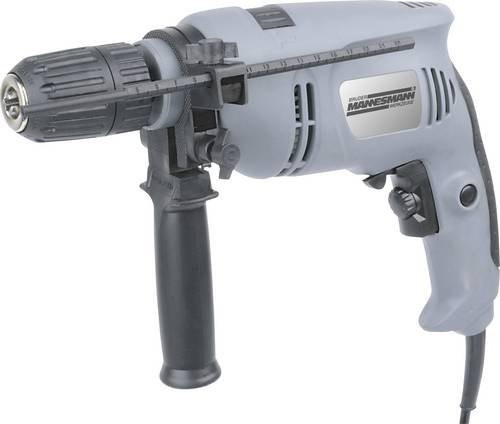 Mannesmann M12507 1-Gang-Schlagbohrmaschine in Grau mit 650W Leistung - Bild 1