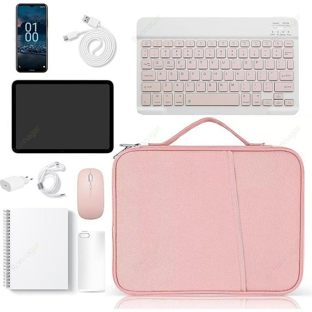 Samsung Tablet-Hülle für Galaxy Tab S11 Ultra, S10 Plus, S9 FE, S9, S8, S7 Plus und S10 Ultra in Rosa - Bild 1