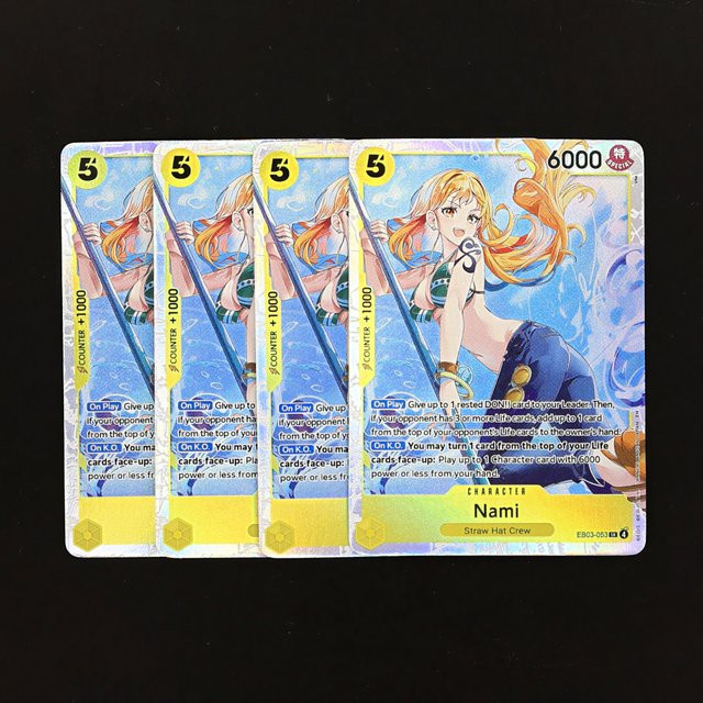 Bandai One Piece, Sammelkarten, Gelb, Englisch - Bild 1