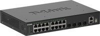 D-Link DGS-1530-20/E Netzwerk Switch mit SFP+ und 10 GbE in Schwarz - Bild 1