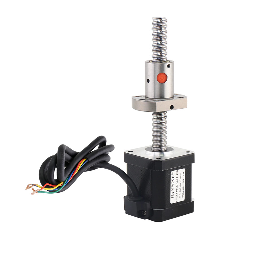 HANPOSE 3er Set Nema17 Schrittmotor 17HS8401S-SFU1204 mit 42 Kugelumlaufspindel und Linearführung für Mini CNC und 3D-Drucker, Längen: 150 mm, 250 mm, 350 mm - Bild 4