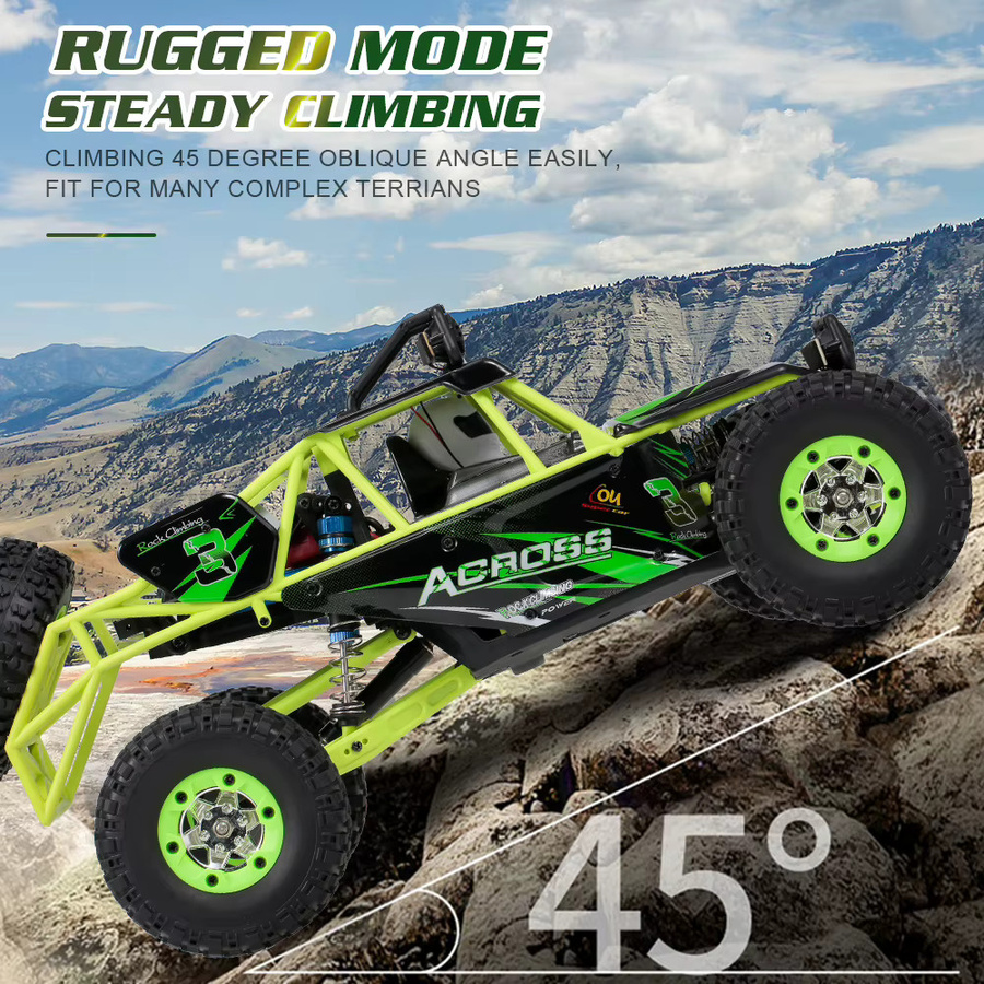Wltoys RC Rock Crawler Geländewagen, RC-Truck, 4WD, Offroad-Auto - Bild 2