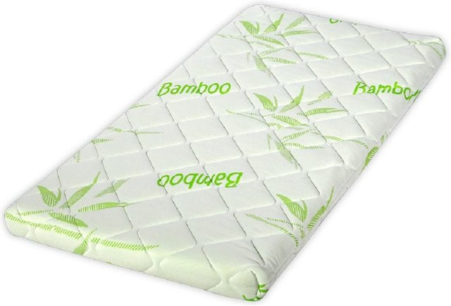 Lorelli Babybett Matratze Comfort Bamboo in Grün mit abnehmbarem und waschbarem Bezug, B/T: 120 x 60 cm - Bild 1