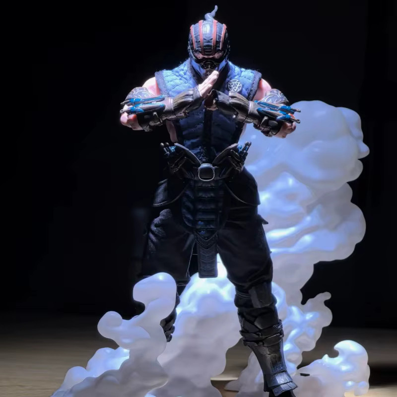 Jm Toys Mortal Kombat Sub-Zero Actionfigur, mit Stoffoutfit - Bild 2