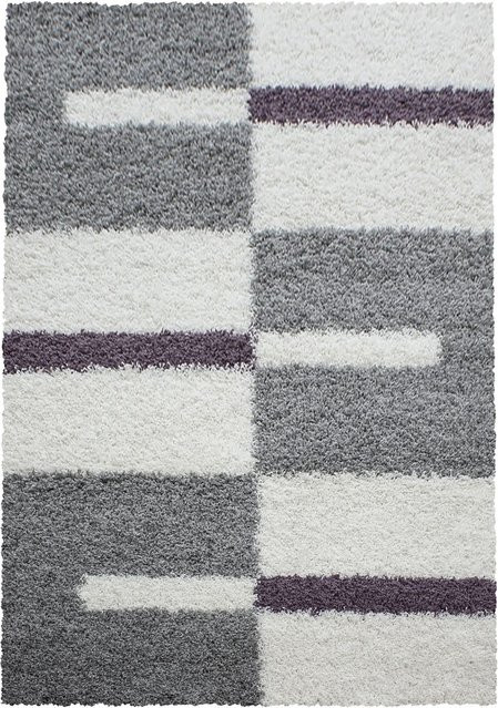 Ayyildiz Teppich GALA 2505 in Lila mit Karo-Design, modern, B/T: 140 x 200 cm - Bild 1