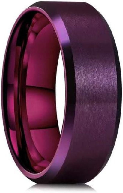 Edelstahlring, mattiert, verstellbar, Unisex - Bild 1
