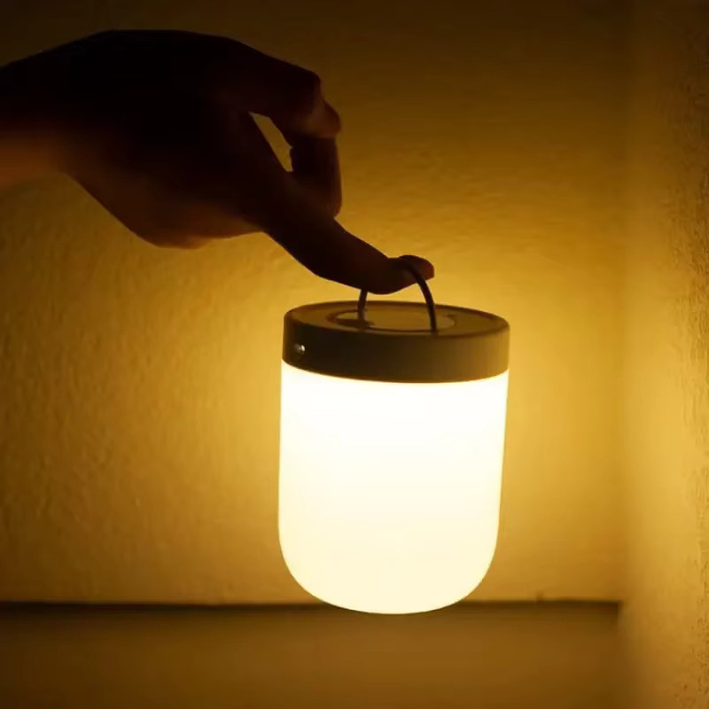 Lyfs LED Nachtlicht mit USB-Ladefunktion, kabellose Touch-Steuerung und Fernbedienung, bunte RGB-Atmosphärenlampe für Schlafzimmer und Wohnzimmer, Weiß - Bild 3
