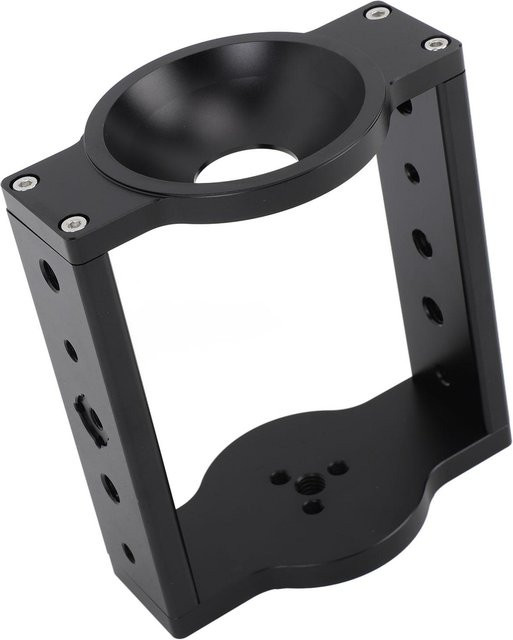 Shoemst Stativkopf Schüssel Riser Adapter aus Aluminium für Videokamera und DSLR, Grau - Bild 1