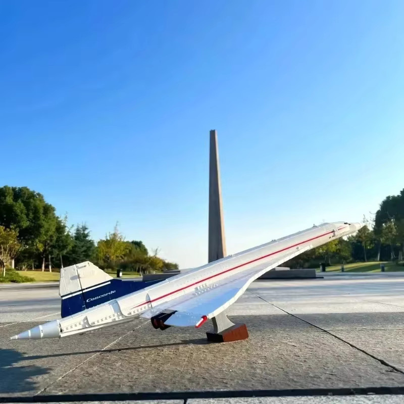 ICONS Concorde Airbus, Bausteine Spielzeug, Flugzeug Modell - Bild 3