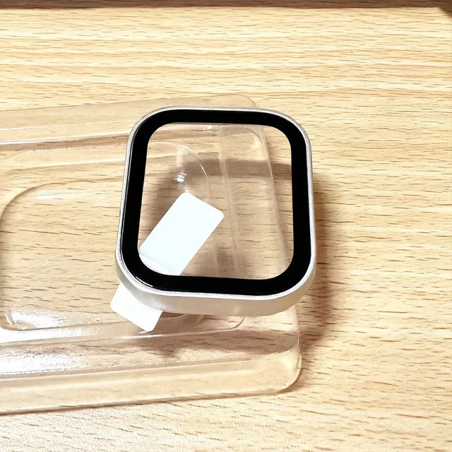 NEY Gehärtete Glasabdeckung für Apple Watch Serie 11 10 9 8 7 SE als Displayschutzfolie in Transparent - Bild 1