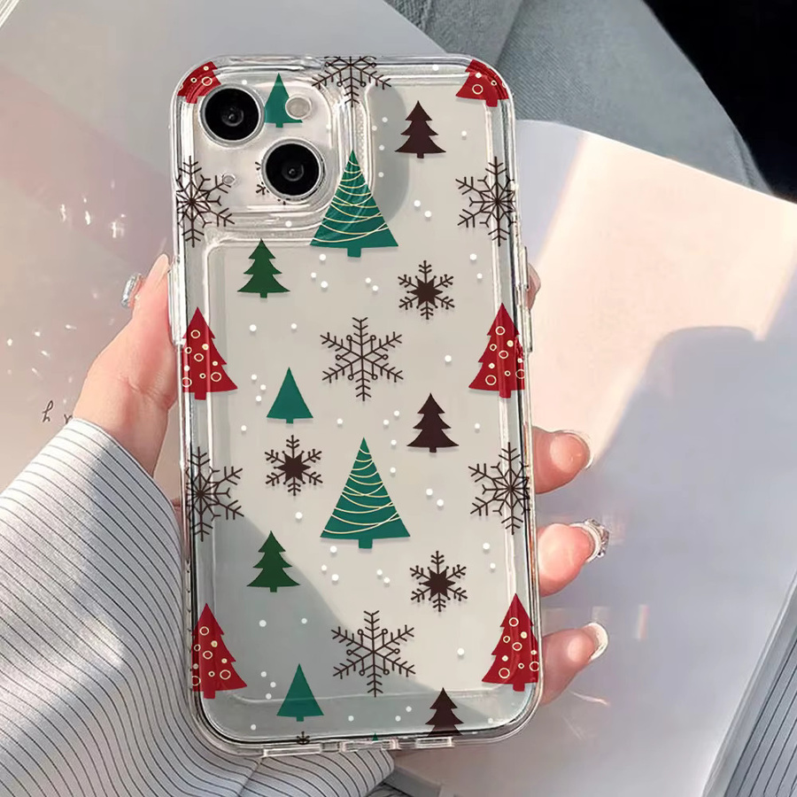 Weihnachten Handyhülle aus weichem TPU für Samsung Galaxy S25 Ultra S24 S23 FE S22 A56 5G A55 A54 A36 A16 A15 A35 A34 A26 A53 A52 A14 A13 in Multicolour - Bild 2