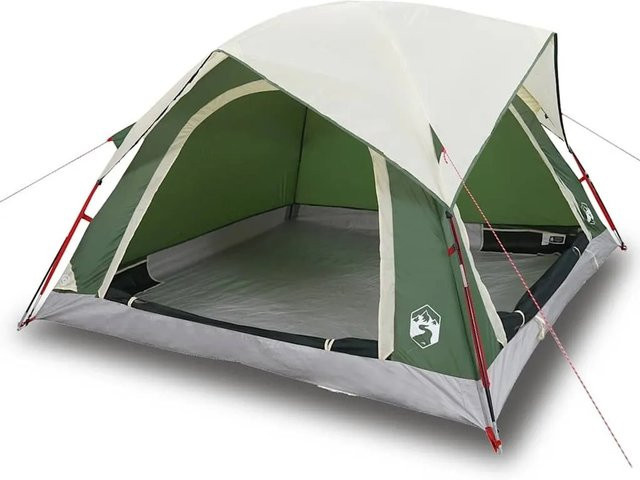 Furnicato Campingzelt Kabinenzelt Grün H x B x T: 135 x 218 x 218 cm - Bild 1