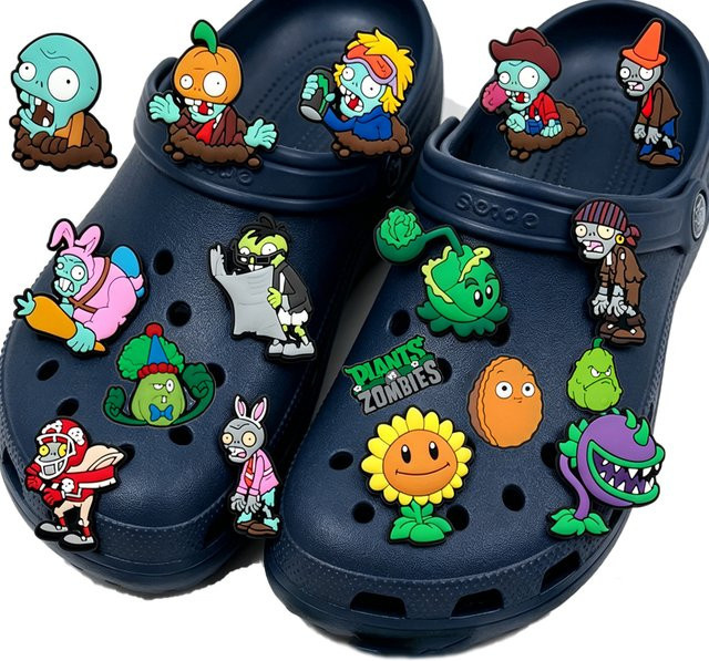 Hot Toys Cartoon-Spiel-Charaktere, Lochschuh-Dekoration, 17-teiliges Set - Bild 1