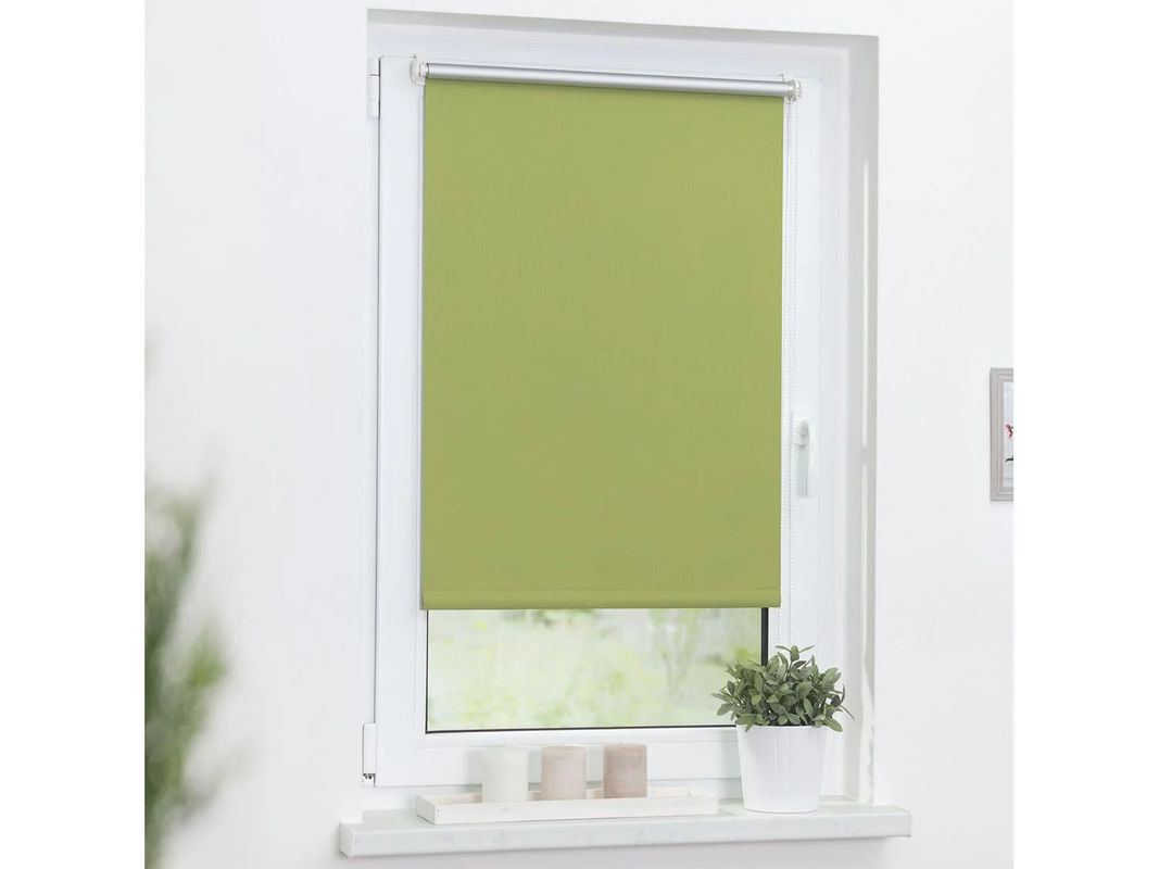 LICHTBLICK Thermo Klebe- und Klemmrollo in Verdunklungsqualität, grün, B: 55 cm, H: 150 cm - Bild 2