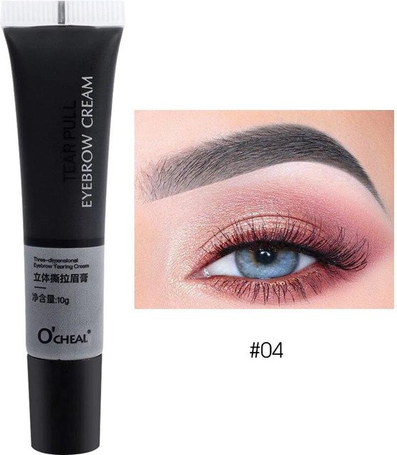 QINQING Wimpern-Augenbrauen-Tönung Creme, Grau, Matt, Unisex - Bild 1