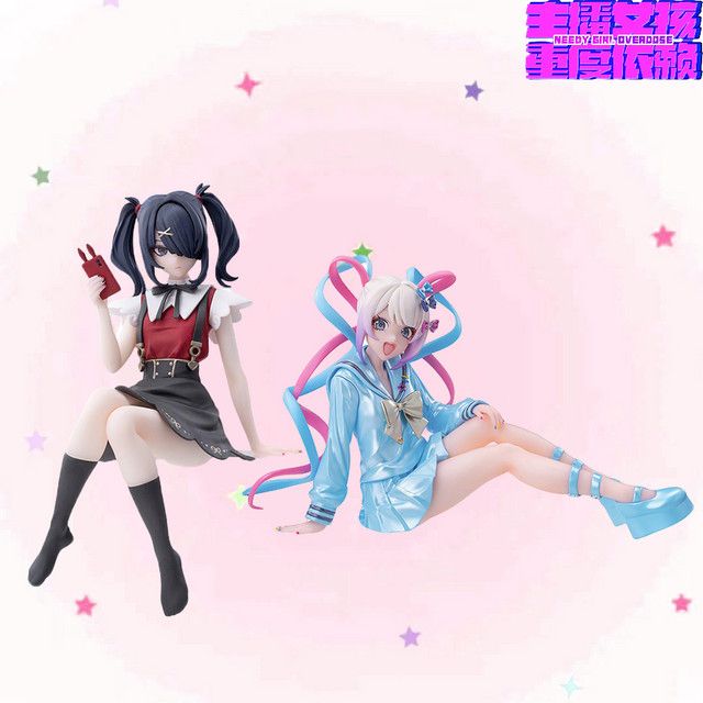 Bandai Anime Figur Needy Girl Overdose Sitzende Serie, Höhe: 14 cm - Bild 1