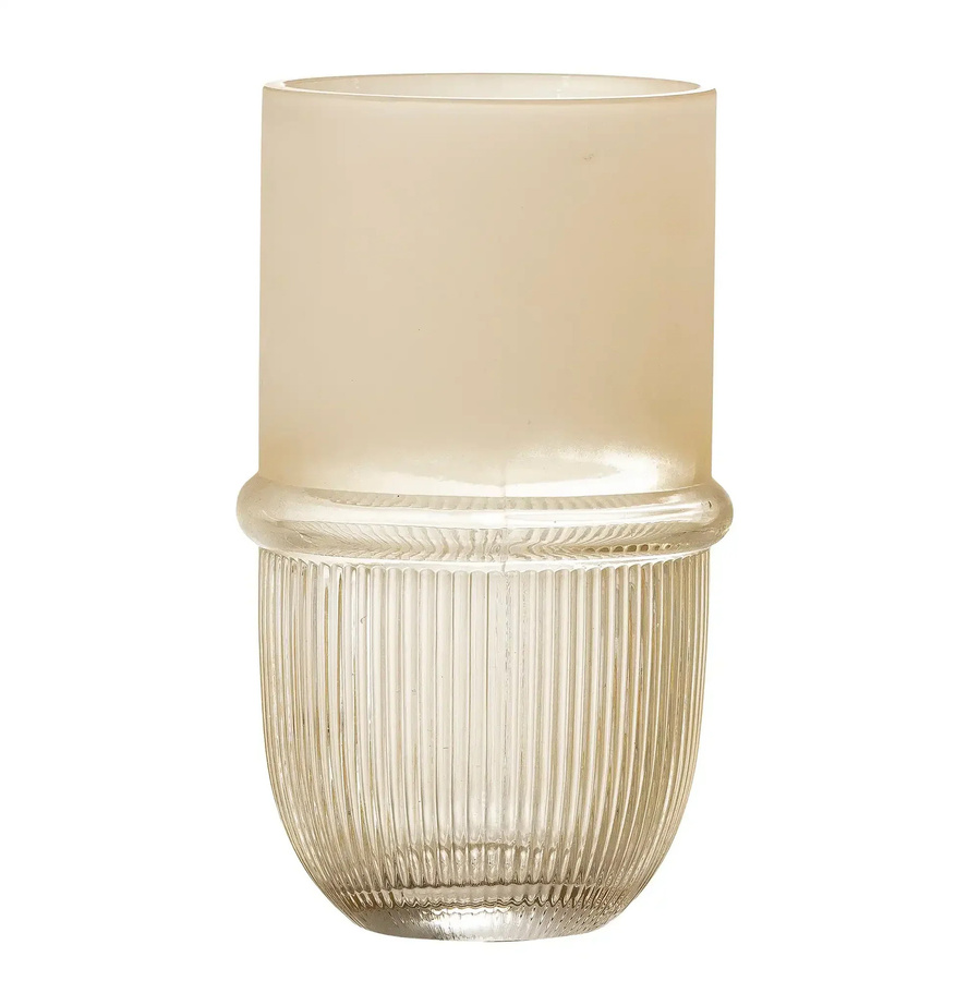 Bloomingville Glasvase Belise in Transparent im skandinavischen Design, Höhe: 18,5 cm - Bild 1