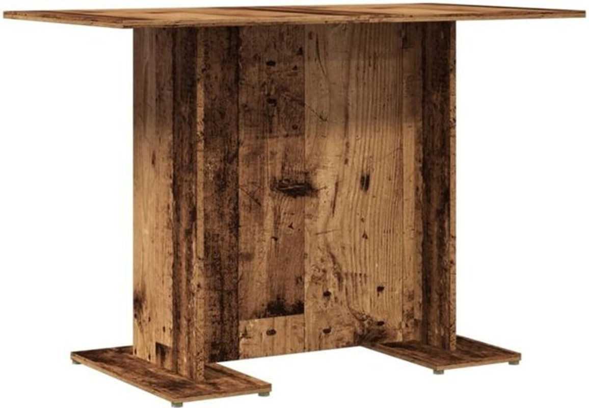 Esstisch Vidaxl in Altholz-Optik aus Holzwerkstoff, Braun, Rechteckig, B/T/H: 110 x 60 x 75 cm - Bild 1