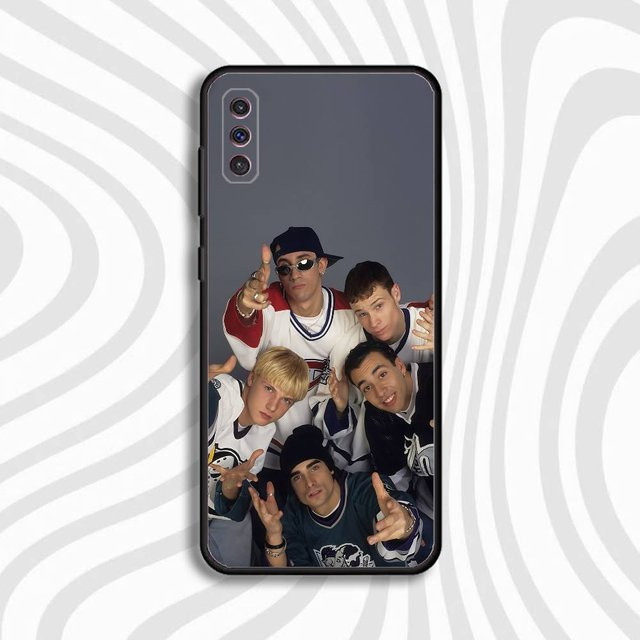 Backstreet B-Boys BSB Handyhülle aus weichem Silikon für Samsung Galaxy S25 Plus, S24, S23, S22, S21, S10, Note 20, Ultra, S9, Farbe: Schwarz - Bild 1