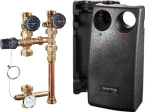 Oventrop Anbindesystem Regumat RTA-180 DN 25 in Silber, 1 1/2 Zoll, ohne Pumpe - Bild 1
