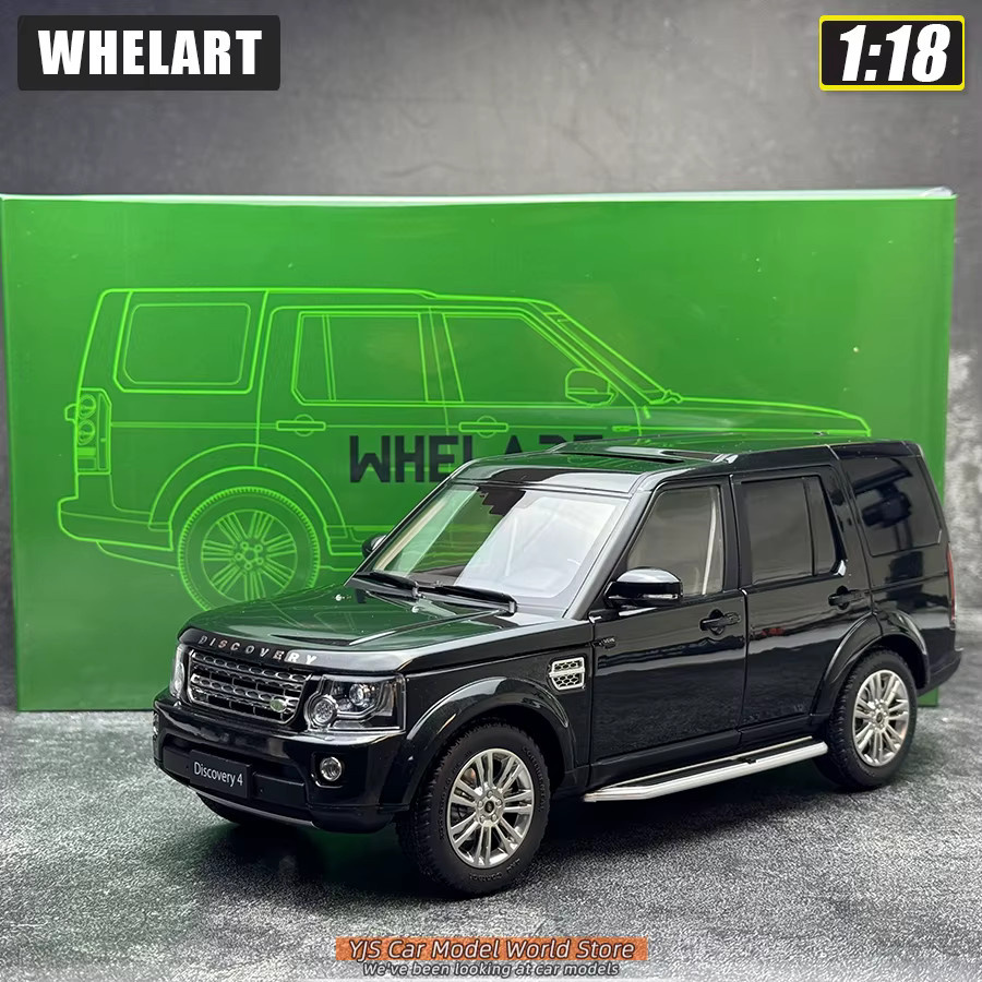 WHELART 2014 Land Rover Discovery 4, Druckguss-Modell, 1:18, Metall, Schwarz-Grün - Bild 5