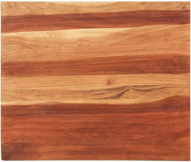 vidaXL Tischplatte aus Massivholz Akazie, braun, rustikal, B/T: 60 x 60 cm - Bild 1