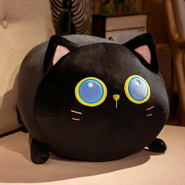 Kidsly Katze Plüschtier, Schwarz, 50cm - Bild 1