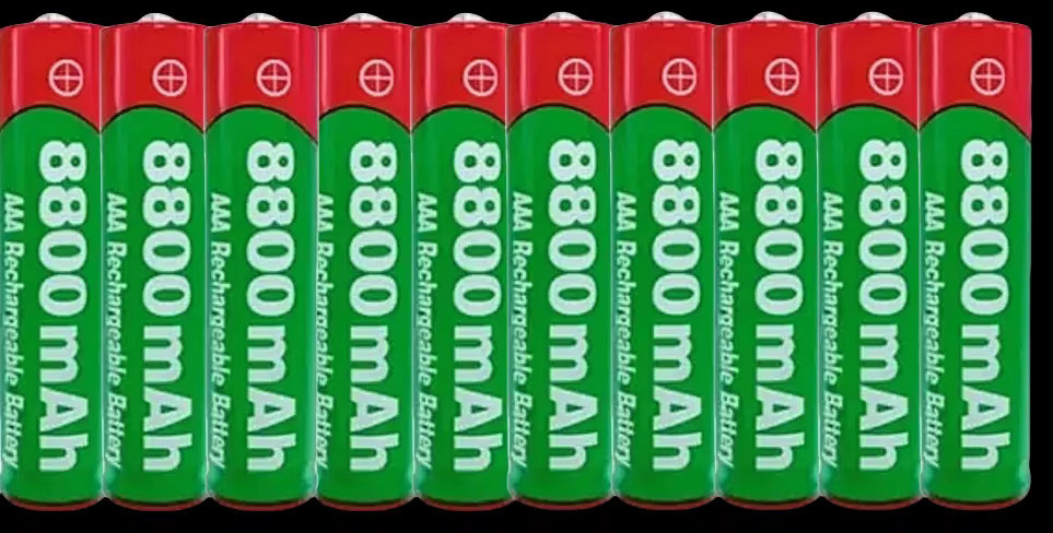 Koonenda AAA-Akkus mit 8800 mAh Kapazität für Maus, Tastatur und Fernbedienung - Bild 4