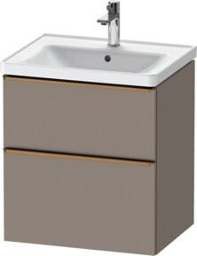 Duravit Waschtischunterschrank D-Neo beige matt, B/T/H: 58,4 x 45,2 x 62,5 cm - Bild 1