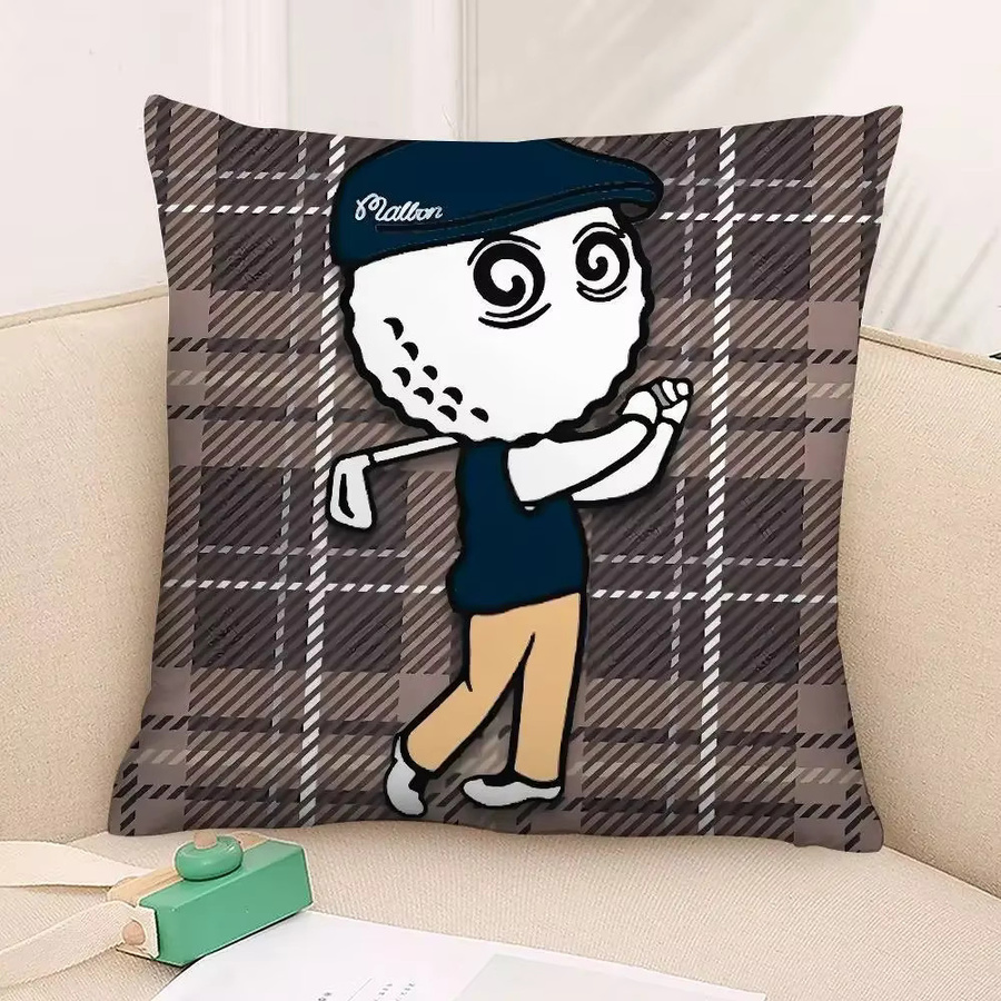 Malbones Golf Kissenbezug quadratisch mit doppelseitigem Druck für Sofa und Schlafzimmer - Bild 3