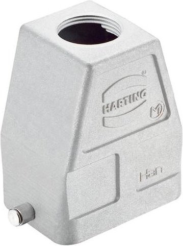 HARTING Tüllengehäuse 19 62 206 0447 19622060447 aus Aluminium in Silber - Bild 1