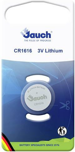 Jauch Lithium-Knopfzelle CR1616 3V mit 55 mAh in Silber - Bild 1