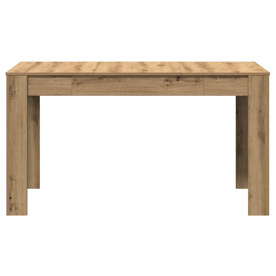 vidaXL Esstisch aus Holzwerkstoff in Artisan-Eiche, rechteckig, B/T/H: 140 x 74,5 x 76 cm - Bild 3