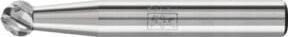 PFERD Hochleistungsfrässtift STEEL Kugel KUD Ø 06x05 mm Schaft-Ø 6 mm für Stahl in Silber - Bild 1