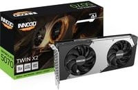 INNO3D GeForce RTX 5070 TWIN X2 Grafikkarte in Schwarz mit DisplayPort und HDMI - Bild 1