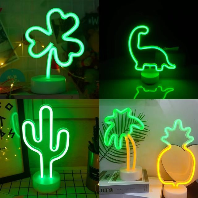 Phantasy Star Neonlicht in Weiß für Schlafzimmer und Kinderzimmer mit USB-Stromversorgung - Bild 1