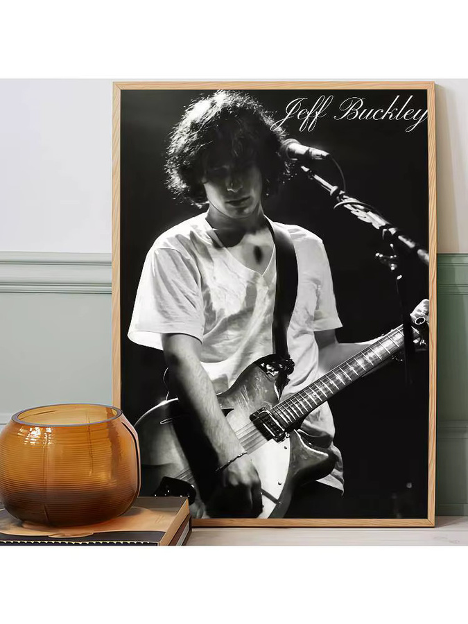 J-Jeff B-Buckley Singer Classic Movie Poster Wandkunst im skandinavischen Design, Mehrfarbig - Bild 7