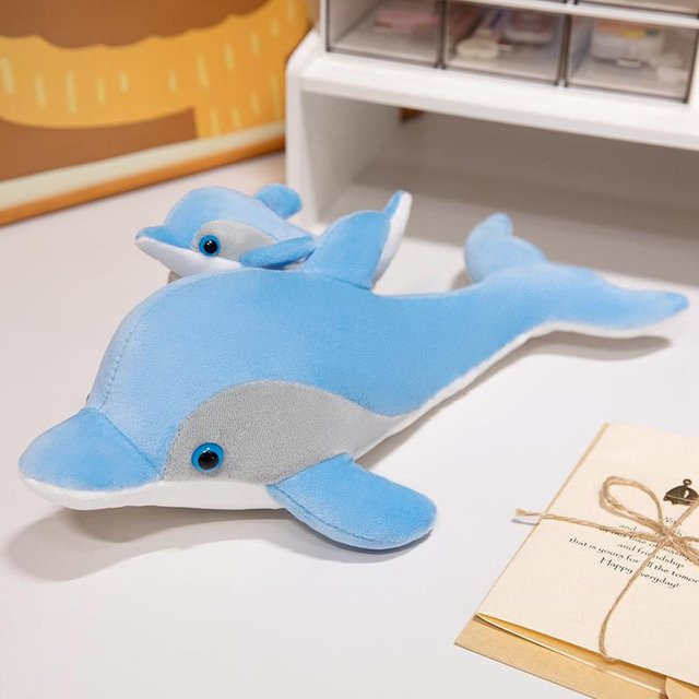 Mutter und Kind Serie Pinguine Koalas Tiger Kängurus Faultier Delfin, Plüschtiere - Bild 1