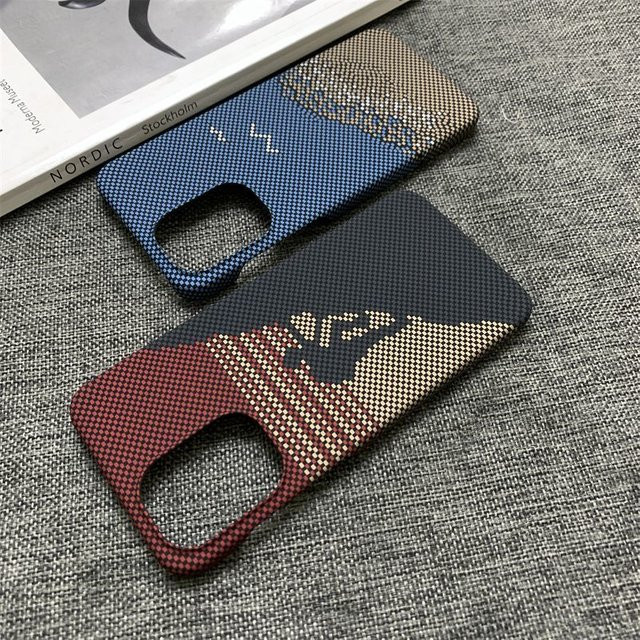 Slim Case OnePlus 15R 15 13R 13 12 mit Business Texture Carbon Fiber Pattern in Schwarz, stoßfeste Anti-Drop Schutzhülle - Bild 1
