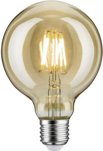 Paulmann LED Filament Globe Leuchtmittel E27 Warmweiß Transparent Durchmesser: 9,5 cm, Höhe: 13,8 cm - Bild 1