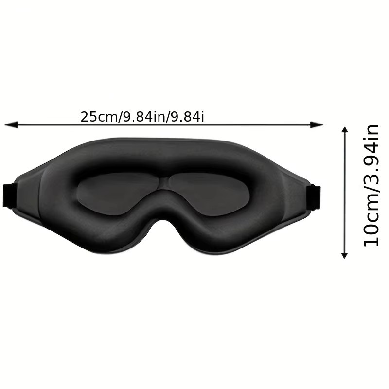 3D-Augenmaske, Blackout, Unisex - Bild 3
