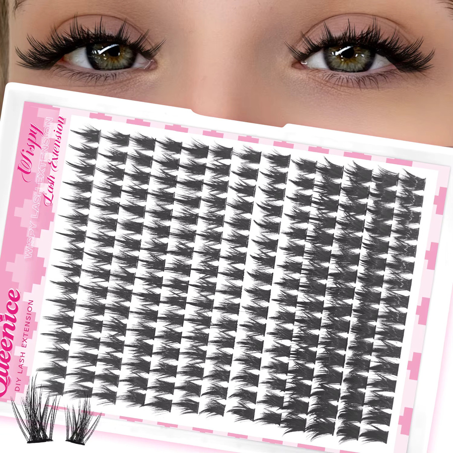 QUEENICE D-Curl Kunstwimpern, Natürliches Volumen, Unisex - Bild 5