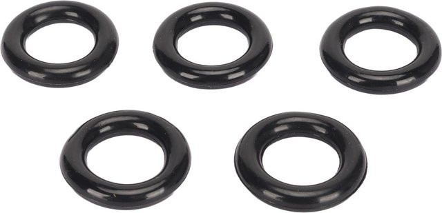 25 Stück Igeteck Spuler Gummi Reifen Ringe, flexible elastische Spuler Ringe aus Kunststoff, Schwarz - Bild 1