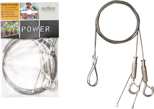 Romberg Hang-A-Lamp Lampenaufhängung aus Metall für Growboxen, Höhe: 19 cm - Bild 1
