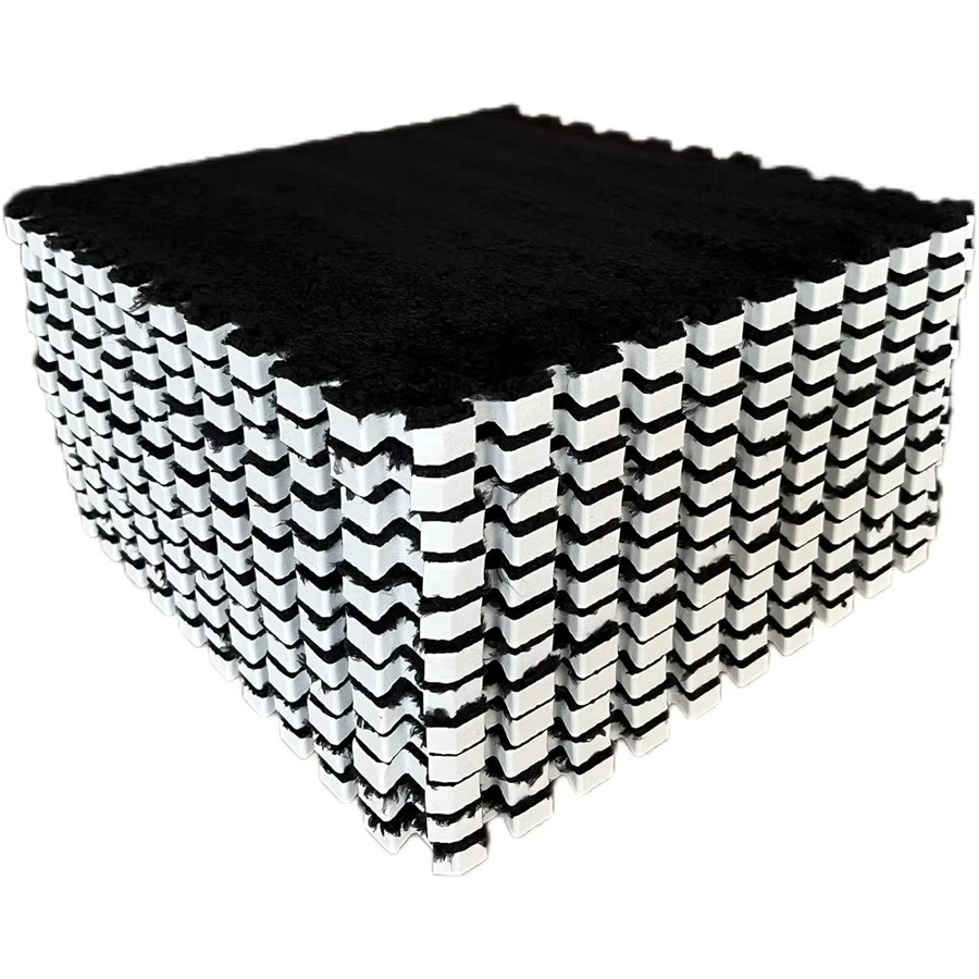 DHDH Baby-Puzzlematten, Schaumstoff, Schwarz, 10-teiliges Set - Bild 5
