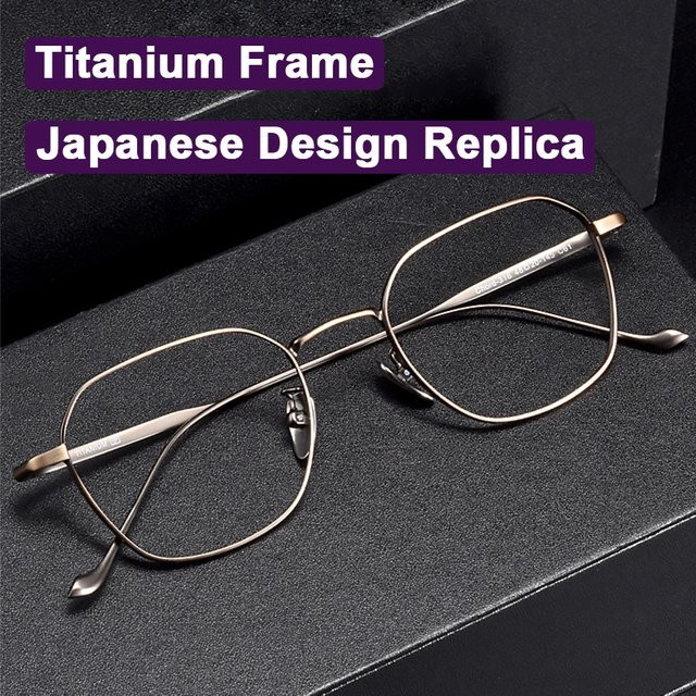 Luxus Marke Replik C-316 Korrektionsbrille, Titan, Vollrand, Unisex - Bild 1