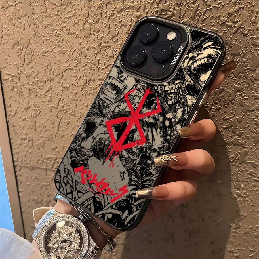 Berserk Comics Anime Handyhülle für Samsung Galaxy S26 S25 S24 S23 S22 S21 S20 Note20 FE Ultra Edge Plus 4G 5G sturzsicher, Multicolor - Bild 2