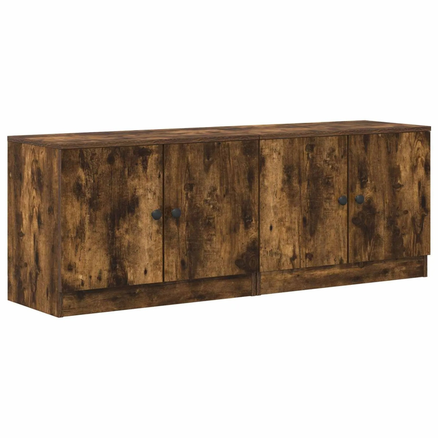 vidaXL Stauraum-Schrank für Hochbett, 2er-Set, Geräucherte Eiche, Braun - Bild 2